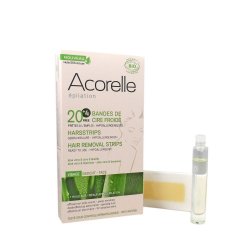 Acorelle - Benzi depilatoare cu ceara rece pentru fata 10x2buc