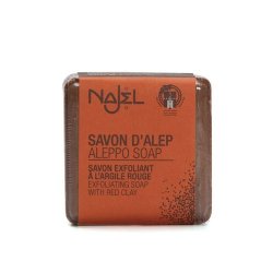 Najel -Sapun de Alep Najel cu argila rosie 100g