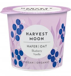 Harvest Moon - BIO IAURT VEGAN CU AFINE NEGRE ȘI VANILIE PE BAZĂ DE OVĂZ FĂRĂ ZAHĂR 275 G
