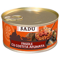 Sadu Fasole Cu Costiță Afumată 800 G
