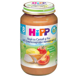 Hipp Bio Meniu Copii 8L Pui,Roșii&Cart 220 g