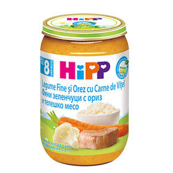 Hipp Meniu Bio Vițel Cu Legume 220 g