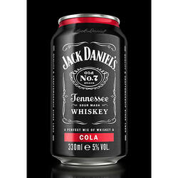 Jack Daniels & Cola Mix 5% 0,33L Doză