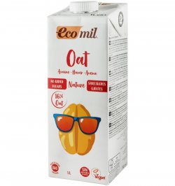 Băutură Vegetală De Ovăz Fără Zahăr 1L Ecomil
