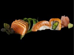 Salmon menu image