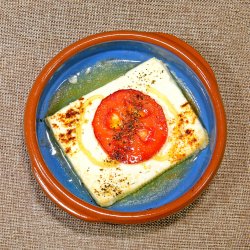 Brânză Feta saganaki image