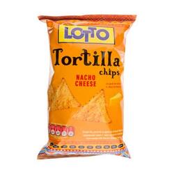 Lotto tortilla chips nacho cheese 85 g