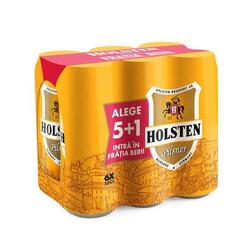 Holsten pilsner bere blonda doza 0.5l 5+1