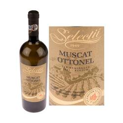 Selectii Muscat Ottonel vin alb demidulce 12.5% alcool 0.75 l
