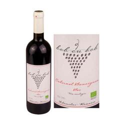 Bob cu Bob Cabernet Sauvignon vin rosu sec ecologic 12.5% alcool 0.75 l