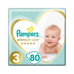 Pampers Premium Care nr.3 scutece bebelusi 6-10 kg 80 bucati