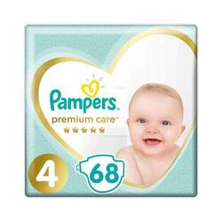Pampers Premium Care nr.4 scutece bebelusi 9-14 kg 68 bucati