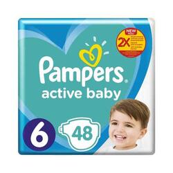 Pampers Active Baby Maxi Pack Plus nr.6 scutece bebelusi 13-18 kg 48 bucati
