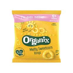 Organix Bio snack ecologic cu porumb dulce in forma de inel peste 6 luni 20 g