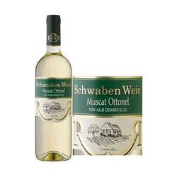 Schwaben Muscat Ottonel si Feteasca Regala vin alb demidulce 11.5% alcool 0.75 l