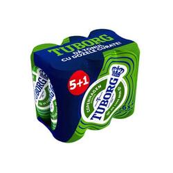 Tuborg bere blonda 0.5l doza 5+1