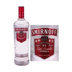 Smirnoff Red No. 21 vodca 40% alcool 1 l