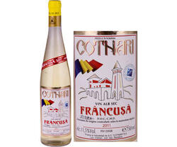 Cotnari Francusa vin alb sec 11.5% alcool 0.75 l