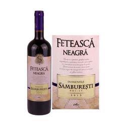 Domeniile Samburesti Feteasca Neagra vin rosu sec 15% alcool 0.75 l