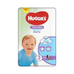 Huggies Pants Mega Boy Nr. 3 scutece tip chilotel pentru bebelusi 6-11 kg 52 bucati