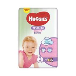 Huggies Pants Mega Girl Nr. 3 scutece tip chilotel pentru bebelusi 6-11 kg 52 bucati