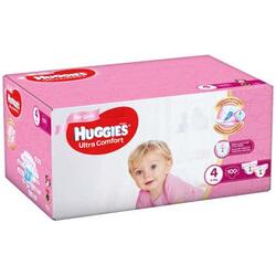 Huggies Scutece Ultra Comfort Box (4) Fetite 100 buc, 8-14 kg