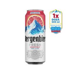 Bergenbier Fresh bere fara alcool cu aroma de grapefruit doza 0.5 l