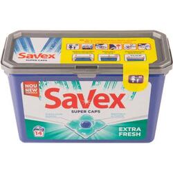 Savex Super Caps Extra Fresh detergent pentru rufe automat capsule 14 bucati