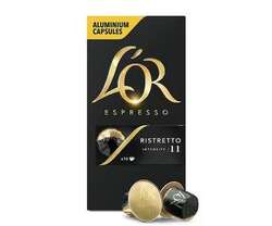 L Or Espresso Ristretto intensitate 11 cafea 10 capsule aluminiu 52 g