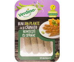 Verdino Carnati nemtesti Bratwurst vegetali cu spanac 200 g