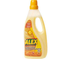 Alex 2 in 1 solutie pentru pardoseli laminate si din pluta portocala 750 ml
