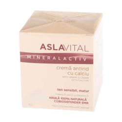 Aslavital Mineralactiv crema antirid cu calciu 50 ml