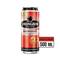 Strongbow Cidru Fructe de padure rosii doza 0.5l