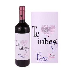 Te Iubesc vin rosu demidulce 12.5% alcool 0.75 l
