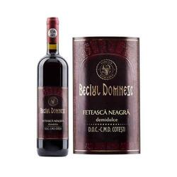 Beciul Domnesc Feteasca Neagra vin rosu demidulce 13.5% alcool 0.75 l