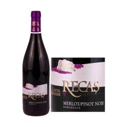 Castel Huniade Merlot Pinot Noir vin rosu demidulce 12% alcool 0.75 l