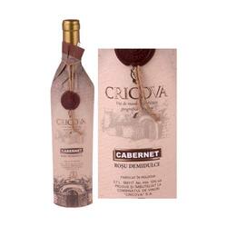 Cricova Cabernet Sauvignon vin rosu demidulce 10.5% alcool 0.7 l