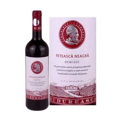 Budureasca Feteasca Neagra vin rosu demisec 13.5% alcool 0.75 l