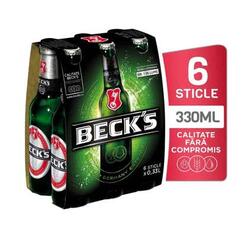 Becks Bere sticla 6x0.33l