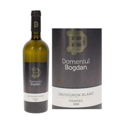 Domeniul Bogdan Sauvignon Blanc Vin alb demisec bio 0.75 l
