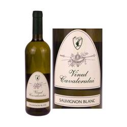 Vinul Cavalerului Sauvignon Blanc vin alb 13.5% alcool 0.75 l