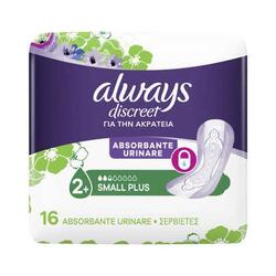 Always Discreet Pads Small+ Absorbante pentru incontinenta urinara 16 buc