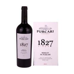Purcari Merlot vin rosu sec 13% alcool 0.75 l