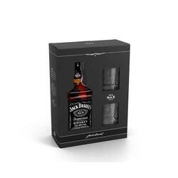 Jack Daniels whisky 40% alcool 0.7 l + 2 pahare