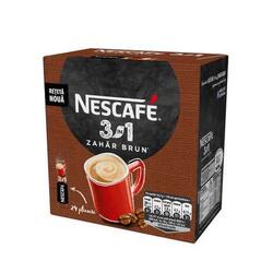 Nescafe 3 in 1 Zahar Brun mix de cafea instant 24 plicuri x 16.5 g