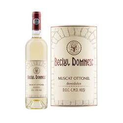 Beciul Domnesc Muscat Ottonel vin alb demidulce 12.5% alcool 0.75 l