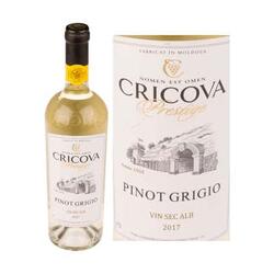 Cricova Prestige Pinot Grigio vin alb sec 14.5% alcool 0.75 l