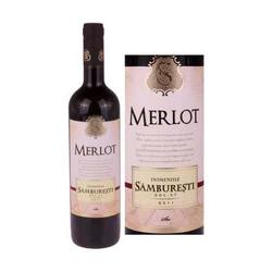 Domeniile Samburesti Merlot vin rosu sec 15% alcool 0.75 l