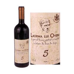 Lacrima lui Ovidiu vin rosu licoros de 5 ani 15% alcool 0.75 l