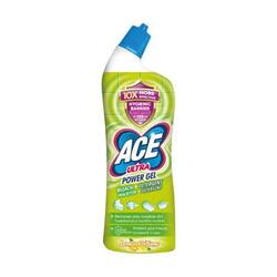 Ace Ultra Power Gel Lemon inalbitor si detergent 750 ml